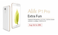 Alife P1 Pro, Smartphone Quad-Core 64-bit Berpemindai Sidik Jari Kini Tersedia di Gearbest