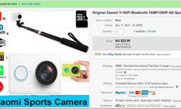 Beli Action Camera Xiaomi Yi di eBay, Orang Ini Malah Dapat Koin