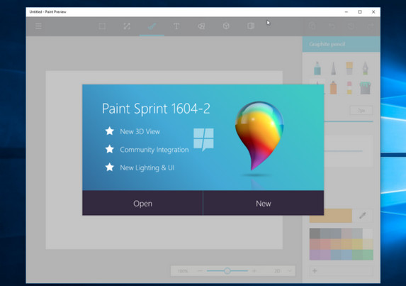 Program Paint Akan Dijadikan Aplikasi Windows 10?