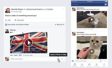 Anda Kini Bisa Balas Komentar di Facebook Menggunakan Video
