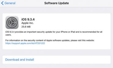 Baru di Update, Ini Kelebihan iOS 9.3.4