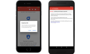 Gmail Bereaksi Jika Ada Link Pishing di iOS
